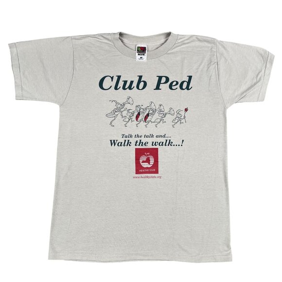 VTG Club Ped Bugs Healthy State T-Shirt Sz Medium - Picture 1 of 4